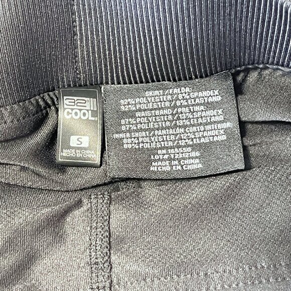 32‎ Degree Skort Womens Size S Black Golf Pickleball Pull On Stretch Pockets - Picture 6 of 8